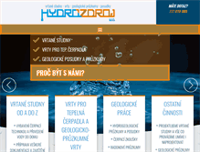 Tablet Screenshot of hydrozdroj.cz